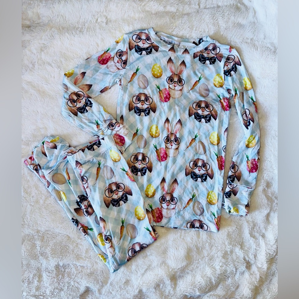 Bums & Roses Bamboo Pj Set - Picture 2 of 4
